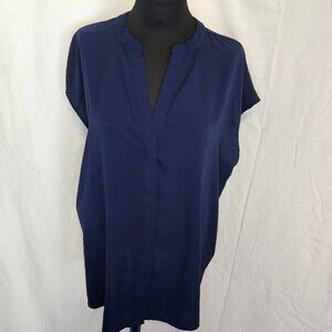 ELOQUII Womens Navy Blue shirt Size 20